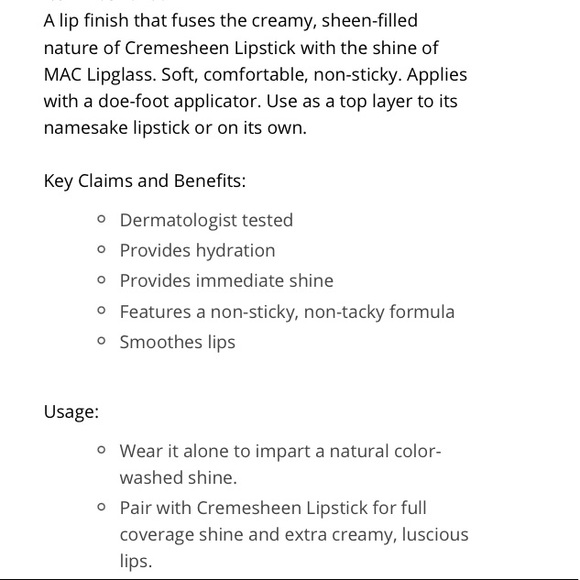 MAC Cremesheen Glass Lipgloss Boy Bait 💋 - Picture 12 of 12